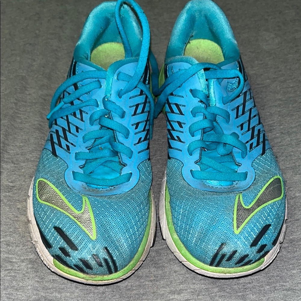 Brooks Blue and Green Running Shoes